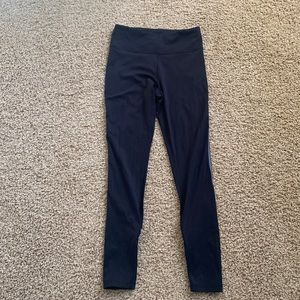 Lululemon Run Crew High Rise Contour black leggings 8